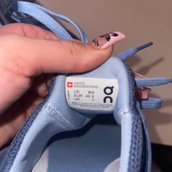 ON Running Blue Athletic Shoes - Picture 3 of 3